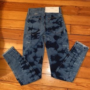 Frame Le High Skinny Tie Dye Jeans